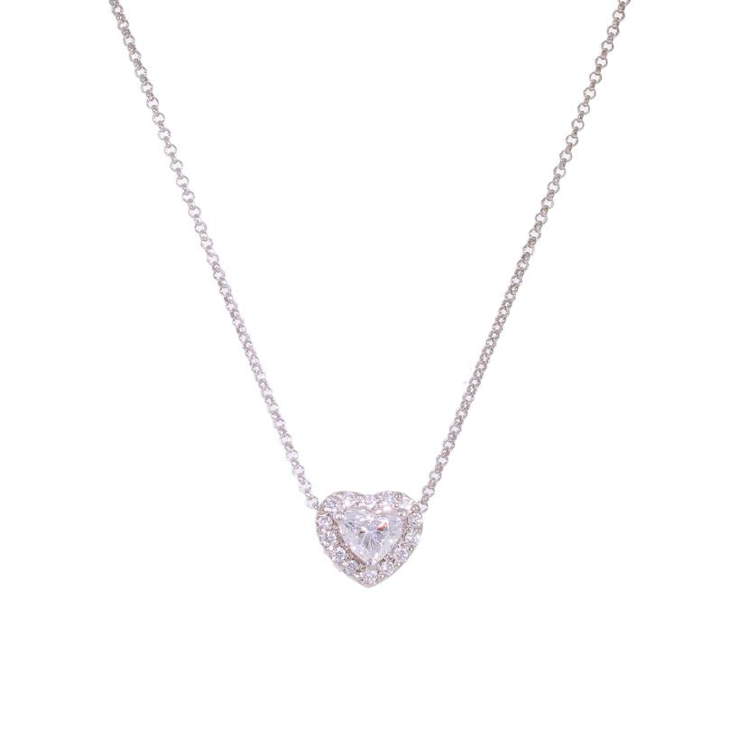Pt900／K18ダイヤネックレス0．375／0．08ct//Aランク/69