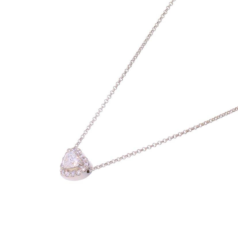 Pt900／K18ダイヤネックレス0．375／0．08ct//Aランク/69