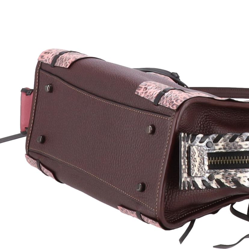 COACH コーチ/ローグ25/3wayハンドバックパイソンディテール/76494//F19**/Aランク/25