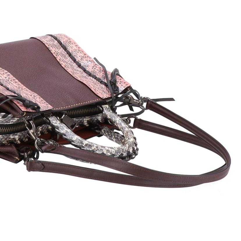COACH コーチ/ローグ25/3wayハンドバックパイソンディテール/76494//F19**/Aランク/25