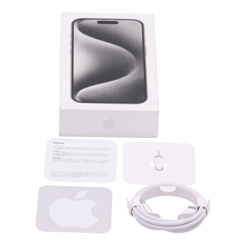 Apple　SIMフリー アップル　/iPhone15　Pro　128GB/MTU83J/A//HQW7054HCR/ABランク/85