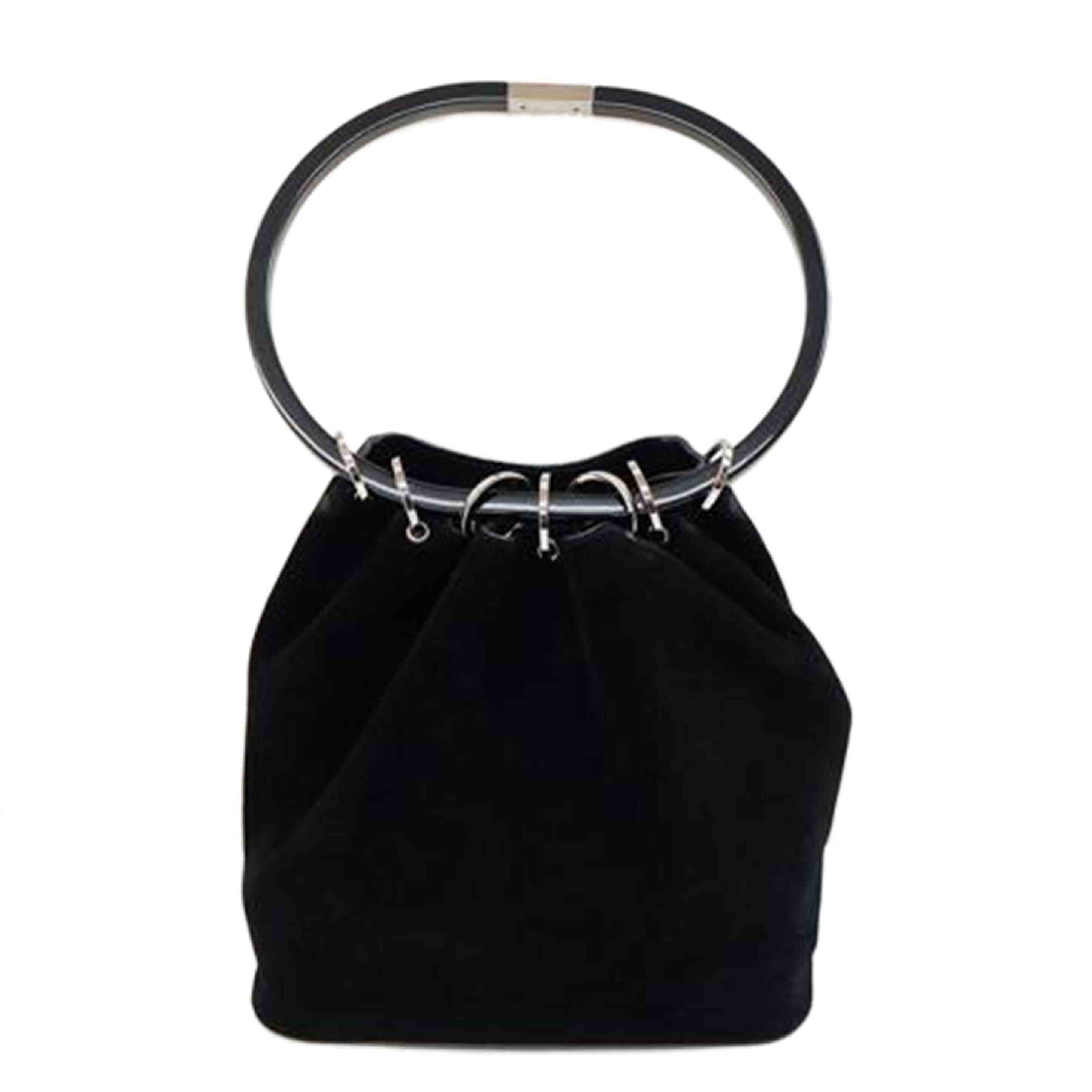 　　ＧＵＣＣＩ グッチ/ベルベットリングハンドルバック/001.3750//002***/Bランク/71
