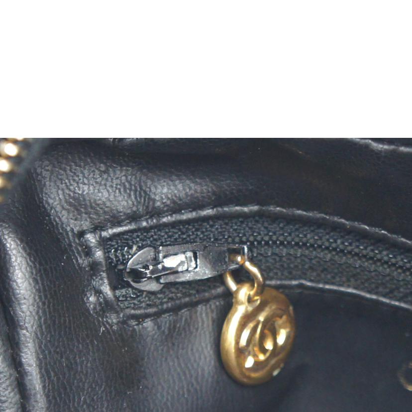 CHANEL　 シャネル/△ココマーク／キャビアスキンポーチ//144***/Bランク/75