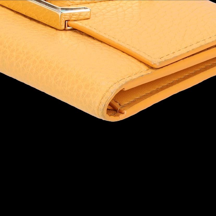 LOUIS VUITTON/ポルトフォイユカプシーヌコンパクト／トリヨン・サフラン/M81669//RFI*/Aランク/75