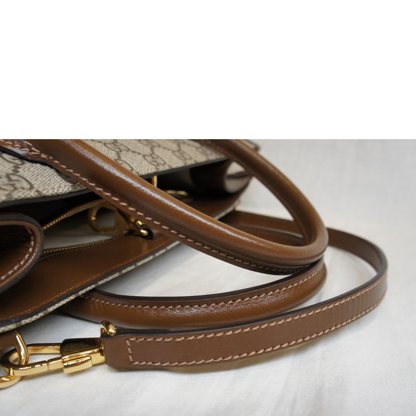 GUCCI グッチ/GGスプリーム2WAYトート/659983//525***/Aランク/92