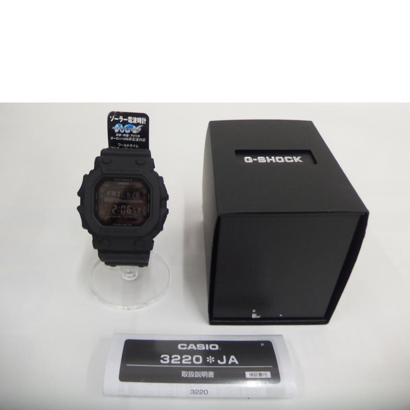 CASIO/G－SHOCK／電波ソーラー/GXW-56BB//312*****/Aランク/82