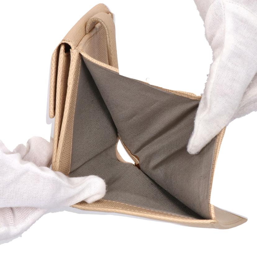 CHANEL シャネル/ココマークボタン二つ折りWホック財布／ベージュ//143*****/ABランク/75