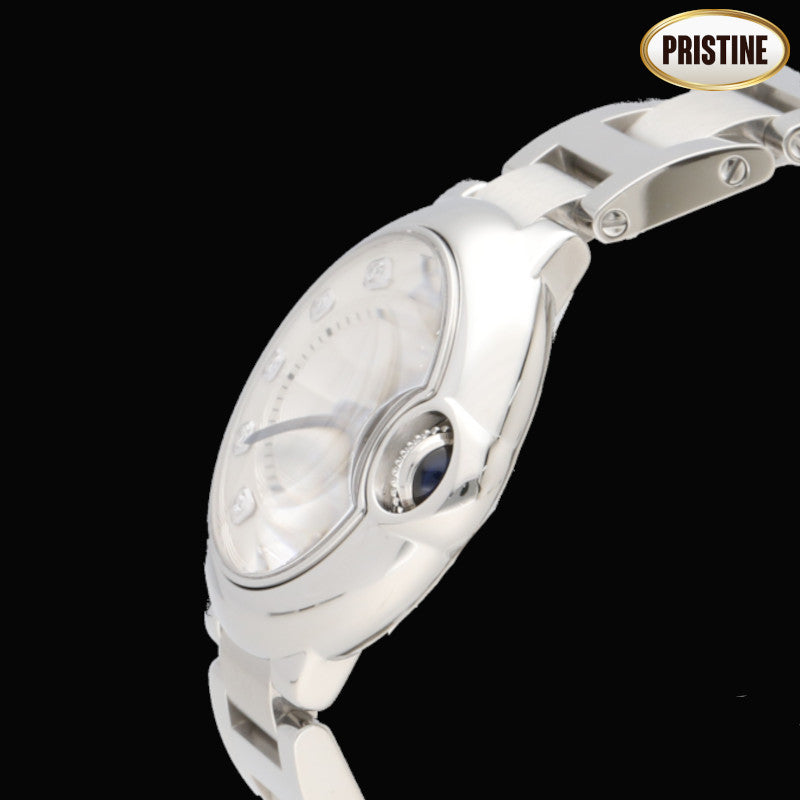 Cartier カルティエ/バロンブルー・11Pダイヤ／レディース／クオーツ/WE902073//300*********/SAランク/77