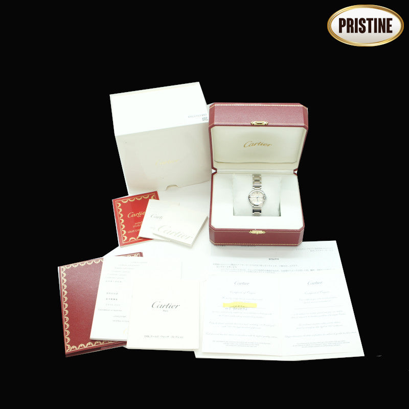 Cartier カルティエ/バロンブルー・11Pダイヤ／レディース／クオーツ/WE902073//300*********/SAランク/77