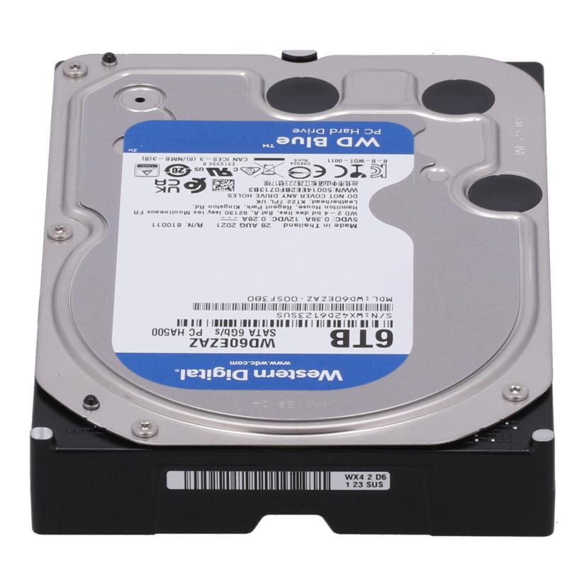 Western　Digital　WD ウエスタンデジタル　/3．5インチ内蔵HDD　6TB/WD60EZAZ-00SF3B0//WX42D6123SUS/Bランク/05