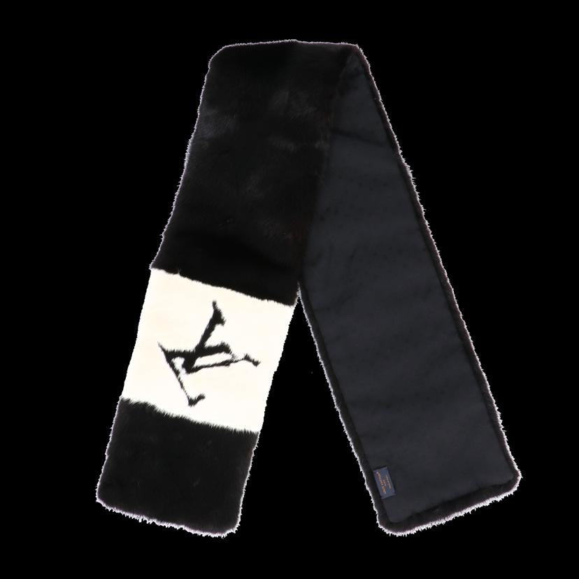 LOUIS VUITTON ルイヴィトン/エシャルプ・ゴーグラム／ミンクマフラー　/M77866//Aランク/75