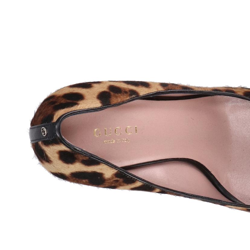 GUCCI グッチ/レオパード柄ハラコシューズ/326565//ｻｲｽﾞ:37/SAランク/91