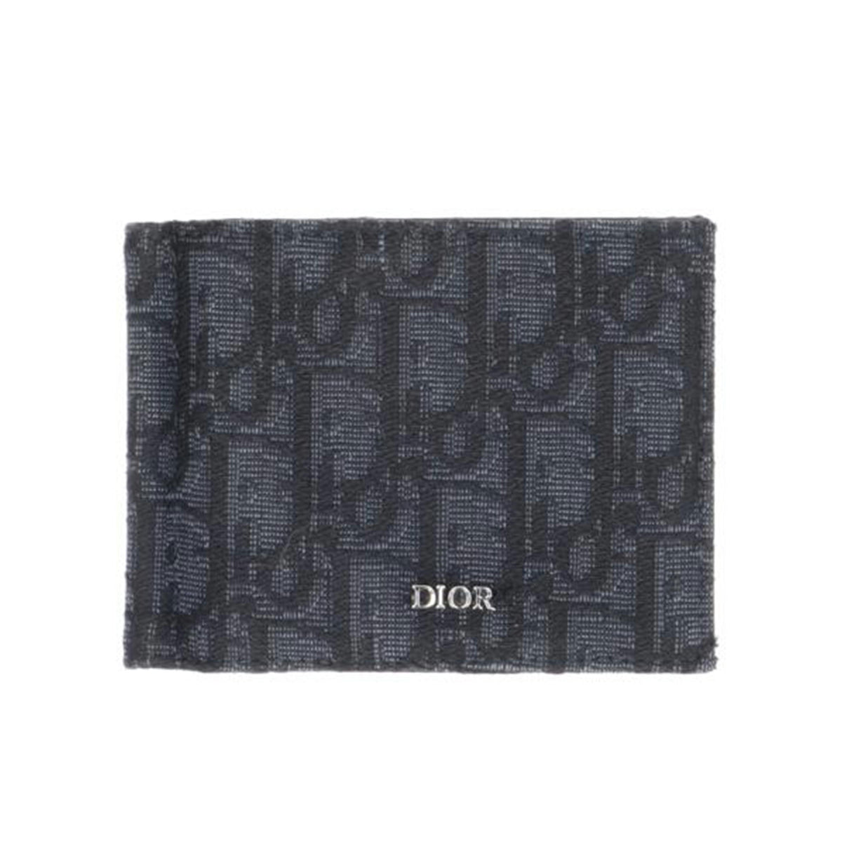Dior ディオール/オブリークジャカードマネークリップ付ウォレット/2ESBH069YSE H03E//10B******/Aランク/40