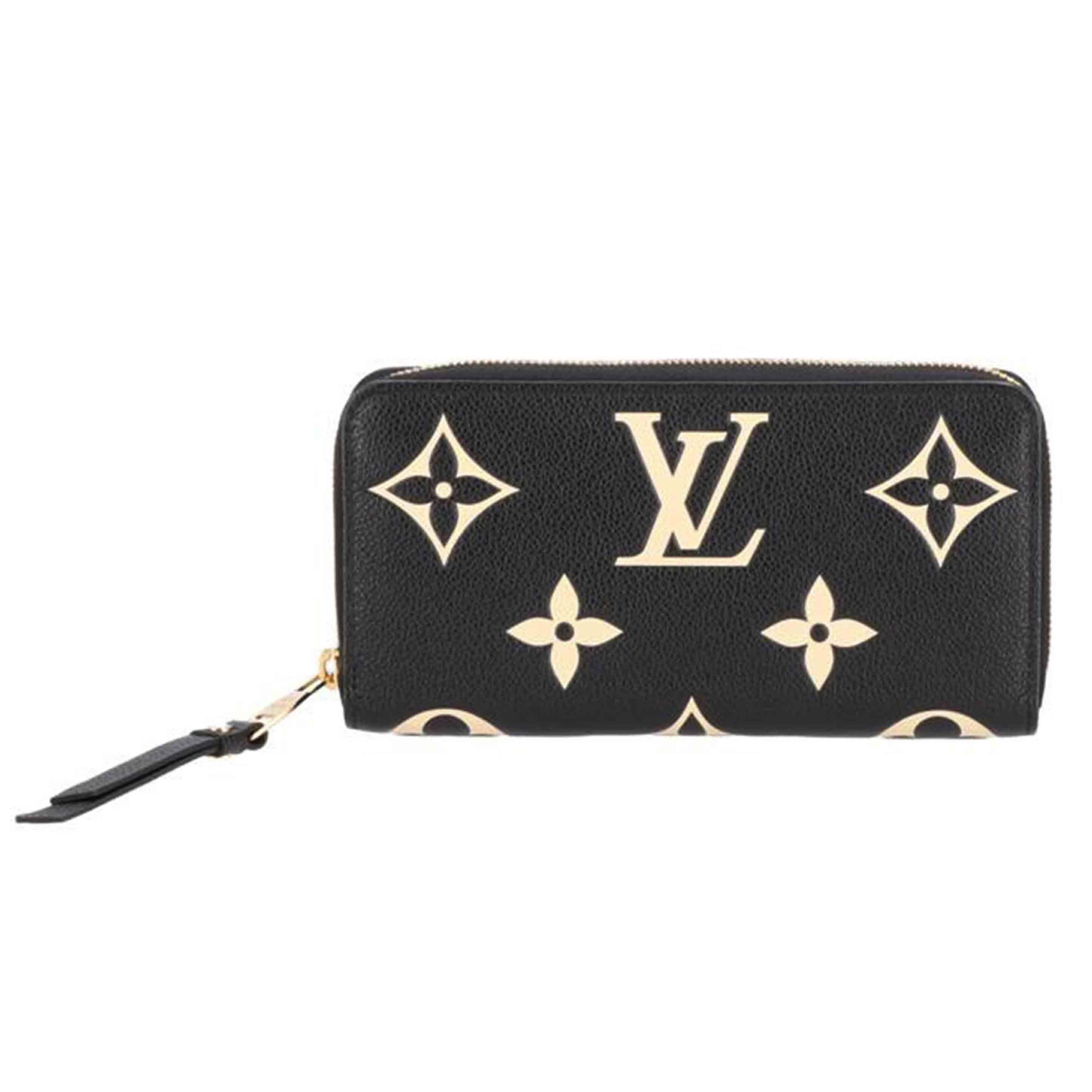 LOUIS VUITTON ルイ・ヴィトン/ジッピー・ウォレット/アンプラント/ブラックベージュ/M80481 //RFI****/Aランク/25