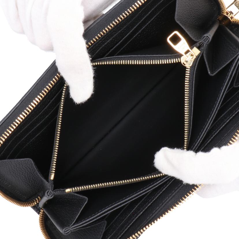 LOUIS VUITTON ルイ・ヴィトン/ジッピー・ウォレット/アンプラント/ブラックベージュ/M80481 //RFI****/Aランク/25