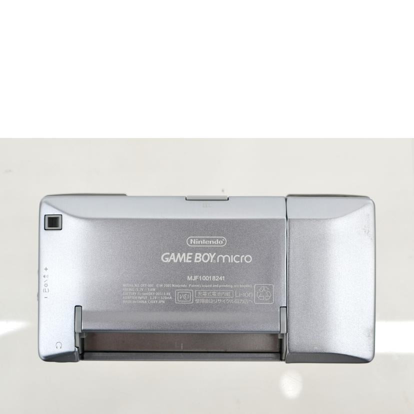 nintendo 任天堂 ニンテンドー/ゲームボーイミクロ　GameBoy　Micro/OXY-001//Aランク/75