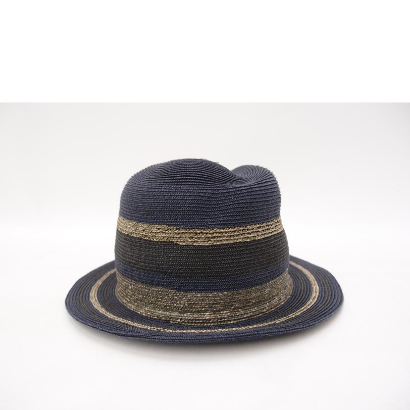 HERMES エルメス/ストローハット／ネイビー//ABランク/69