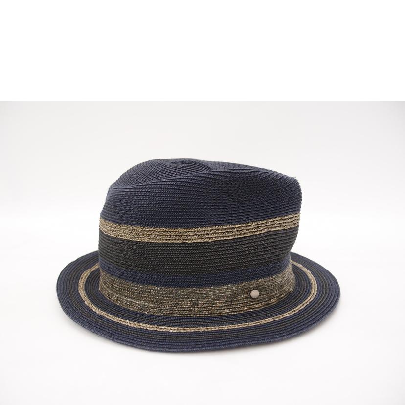 HERMES エルメス/ストローハット／ネイビー//ABランク/69