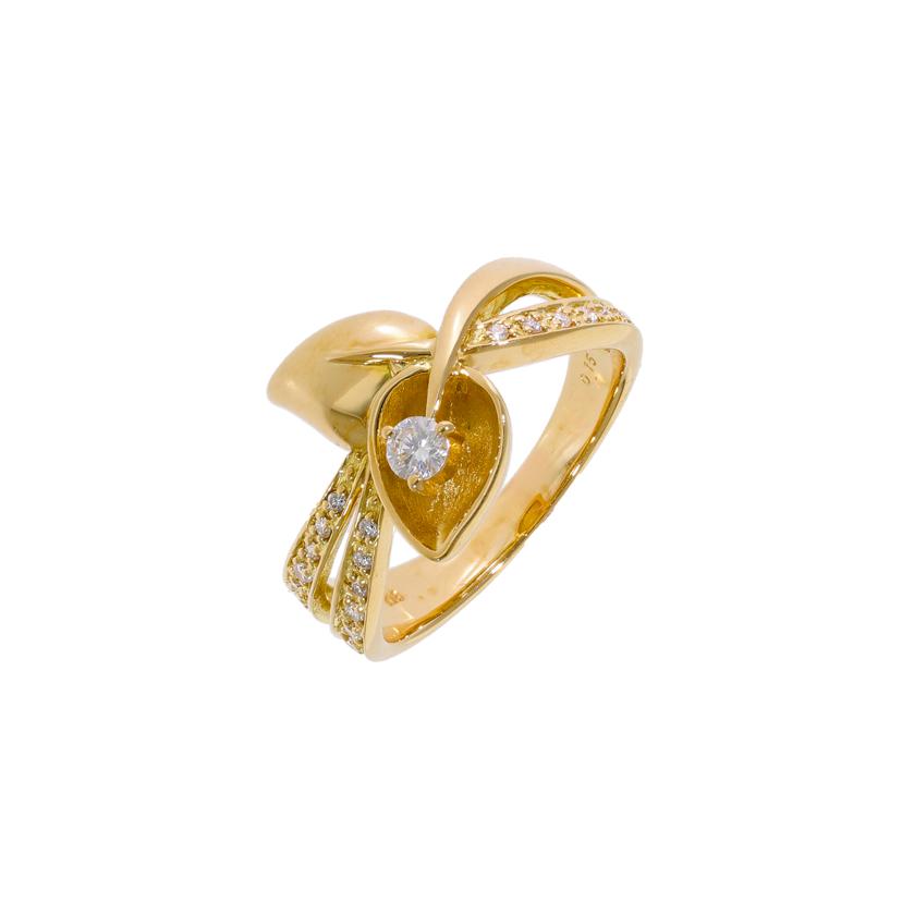 /夏樹陽子　K18ダイヤリング0．15ct鑑//Aランク/05