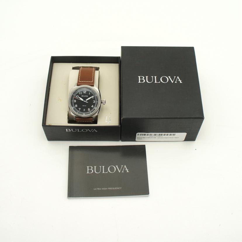 BULOVA ブローバ/ミリタリーウォッチ／クォーツ/96B230//C87****/Aランク/75