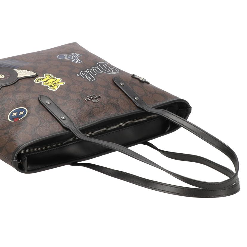 COACH コーチ/トートバッグシグネチャーワッペン／ブラウン/F11800//E17**/ABランク/06