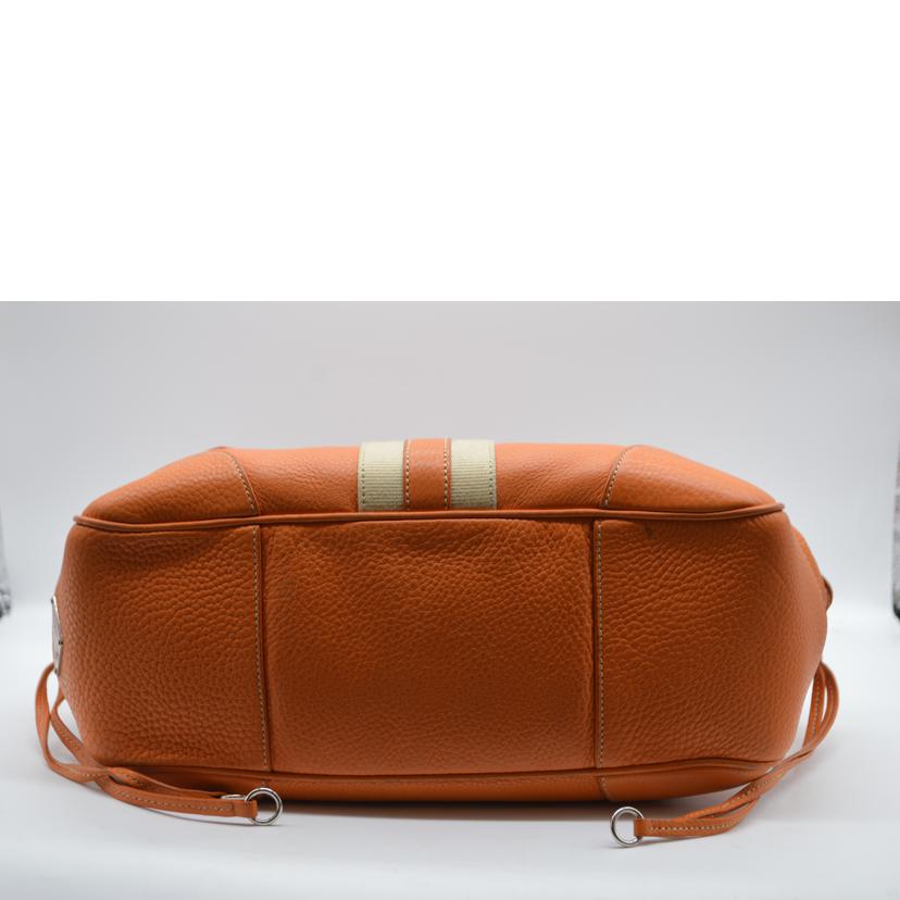 PRADA プラダ/ヴィッテロダイノルーテルレザーハンド／オレンジ/BR2978//7/Bランク/89