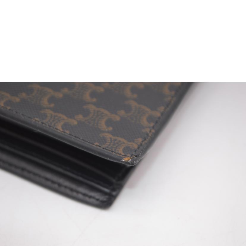 CELINE セリーヌ/バイフォールドウォレット／トリオンフキャンバス/10C872BQB//U-1******/ABランク/89