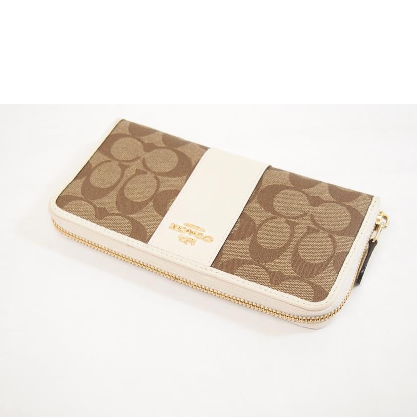 COACH コーチ/ラグジュアリーシグネチャーアコーディオンジップ/F54630//C20**/Aランク/71