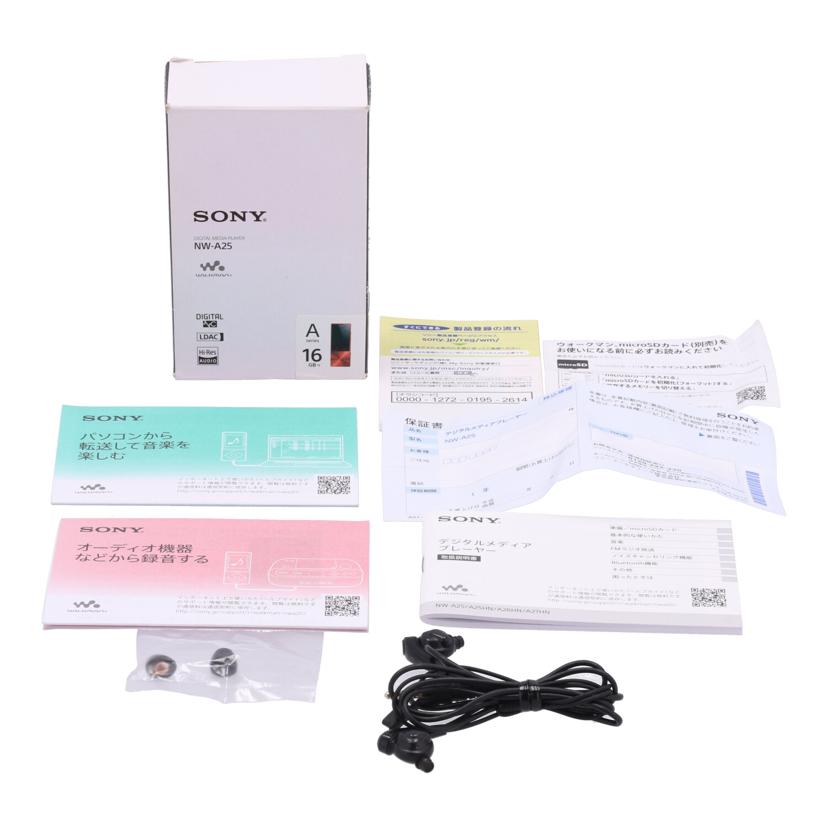 SONY ソニー/ウォークマン/NW-A25//5391303/Bランク/62