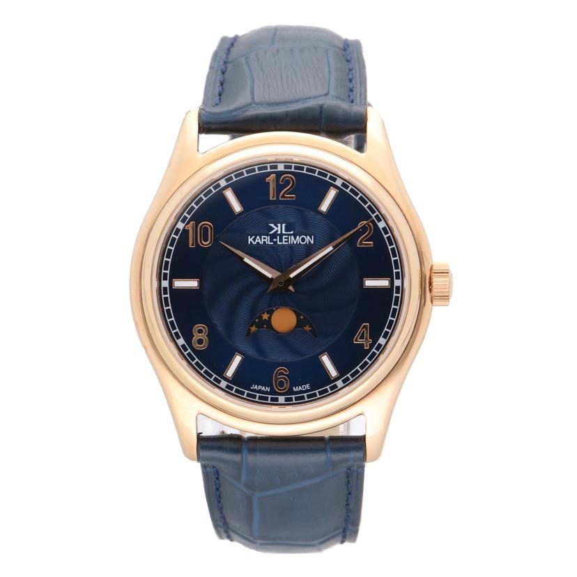KARL－LEIMON カルレイモン/ムーンフェイズ　メンズクォーツ/CSBL01G//Aランク/81