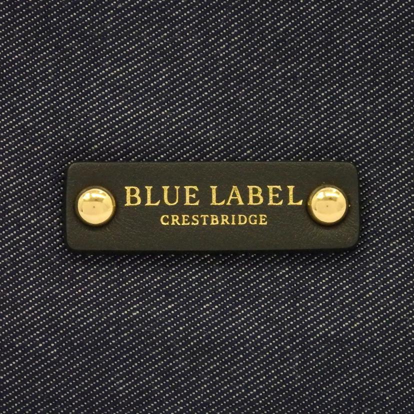 ブルーレーベルクレストブリッジ 新品ブラック リバーシブルミニトートバッグ BLUE LABEL CRESTBRIDGE（ブルーレーベルクレストブリッジ）の