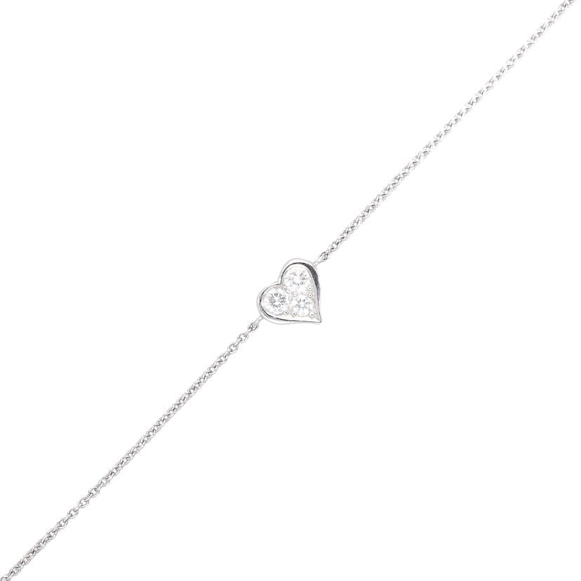 TIFFANY＆Co． ティファニー/◎PT950センチメンタルハートダイヤBL16．5cm//ABランク/77