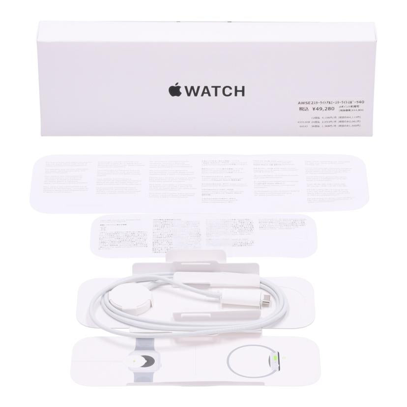 Apple　 アップル　/Apple　Watch　SE　第2世代　40mm/MRFX3J/A//Q5MHKW5V6L/Bランク/62