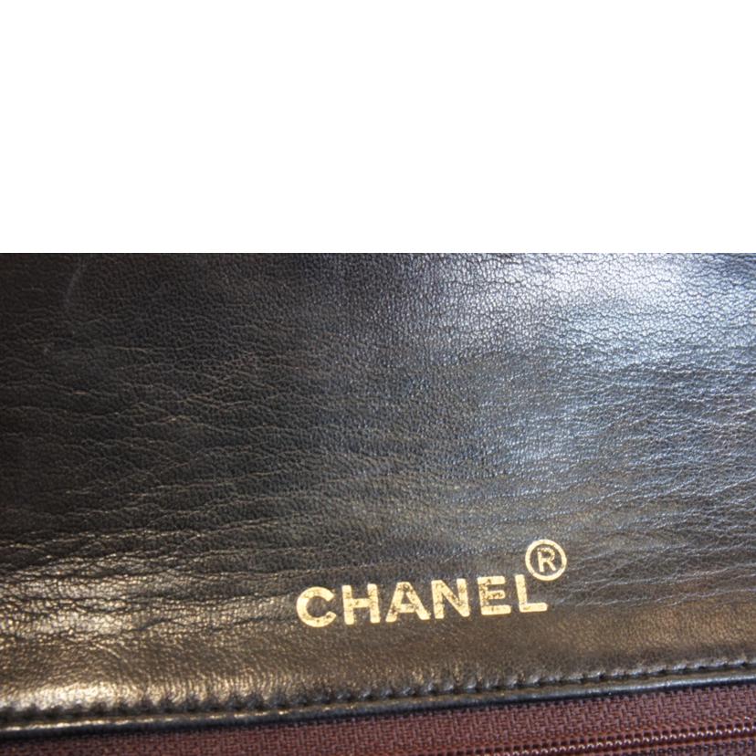 CHANEL シャネル/ラムスキンマトラッセフルフラップGD金具//146****/ABランク/92