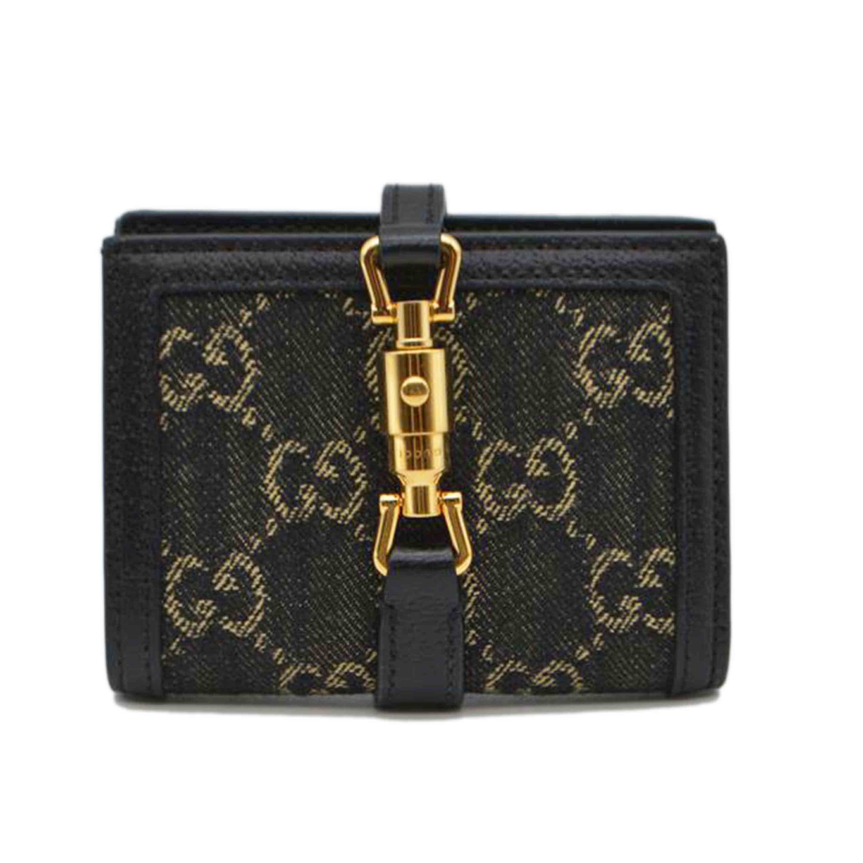 GUCCI グッチ ウォレット ジャッキー 1961 ブラック デニム