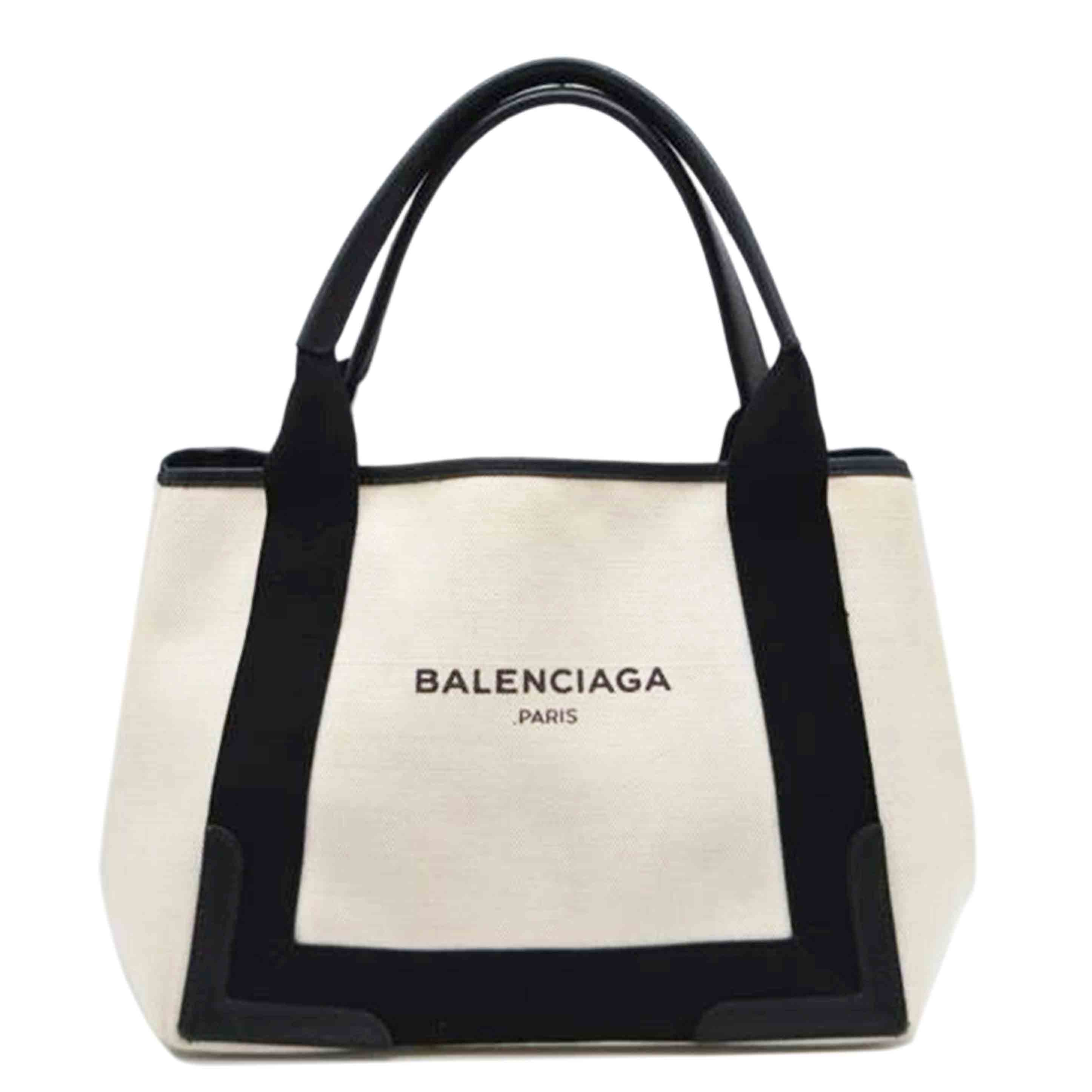 BALENCIAGA バレンシアガ/ネイビーカバスS／アイボリー/339933//002***/Bランク/89