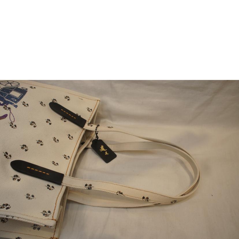 COACH/キャンバスリバースレインボーラメロゴトート/47551//H18**/Aランク/92