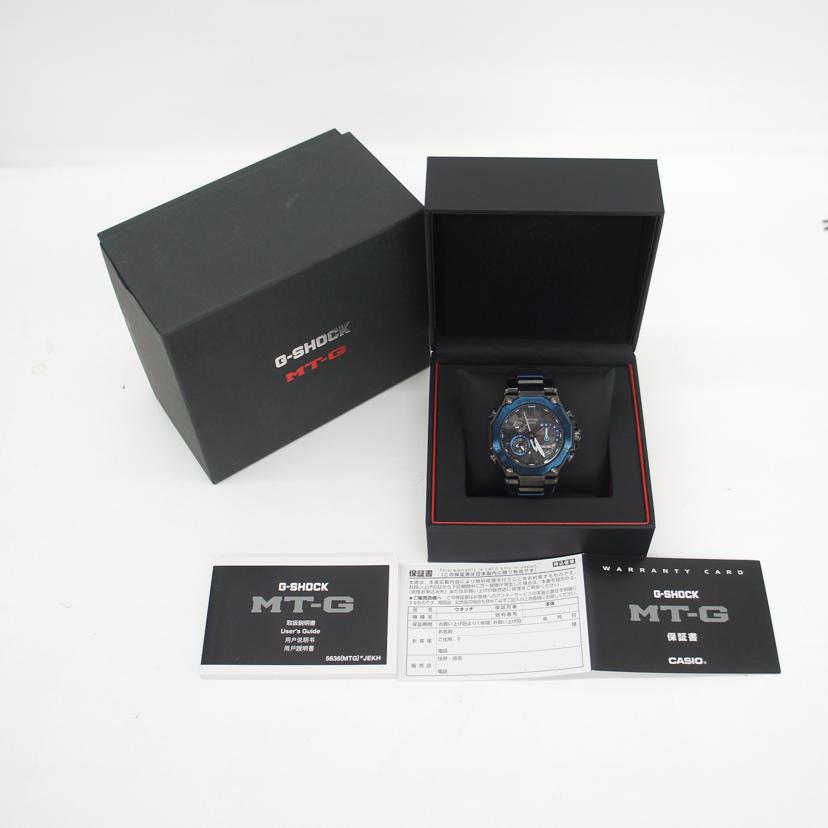 CASIO カシオ/G－SHOCK/MT－G/電波ソーラー×スマホリンク/MTG-B2000B-1A2JF//201*****/Aランク/75