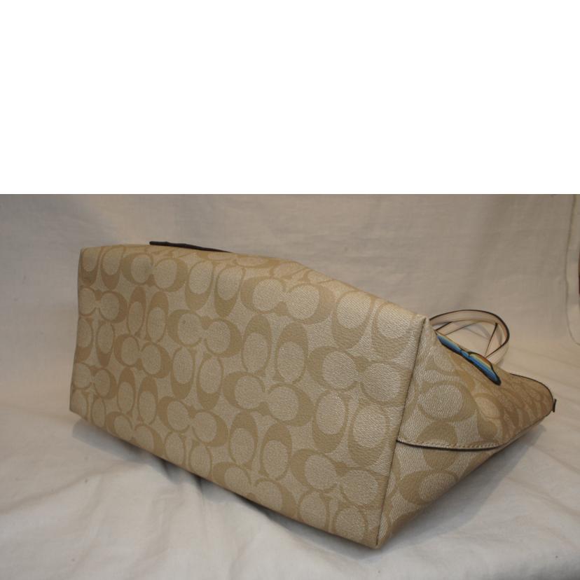 COACH/DisneyコラボPVCシグネチャーワッペンロゴトート/F29358//A18**/Aランク/92