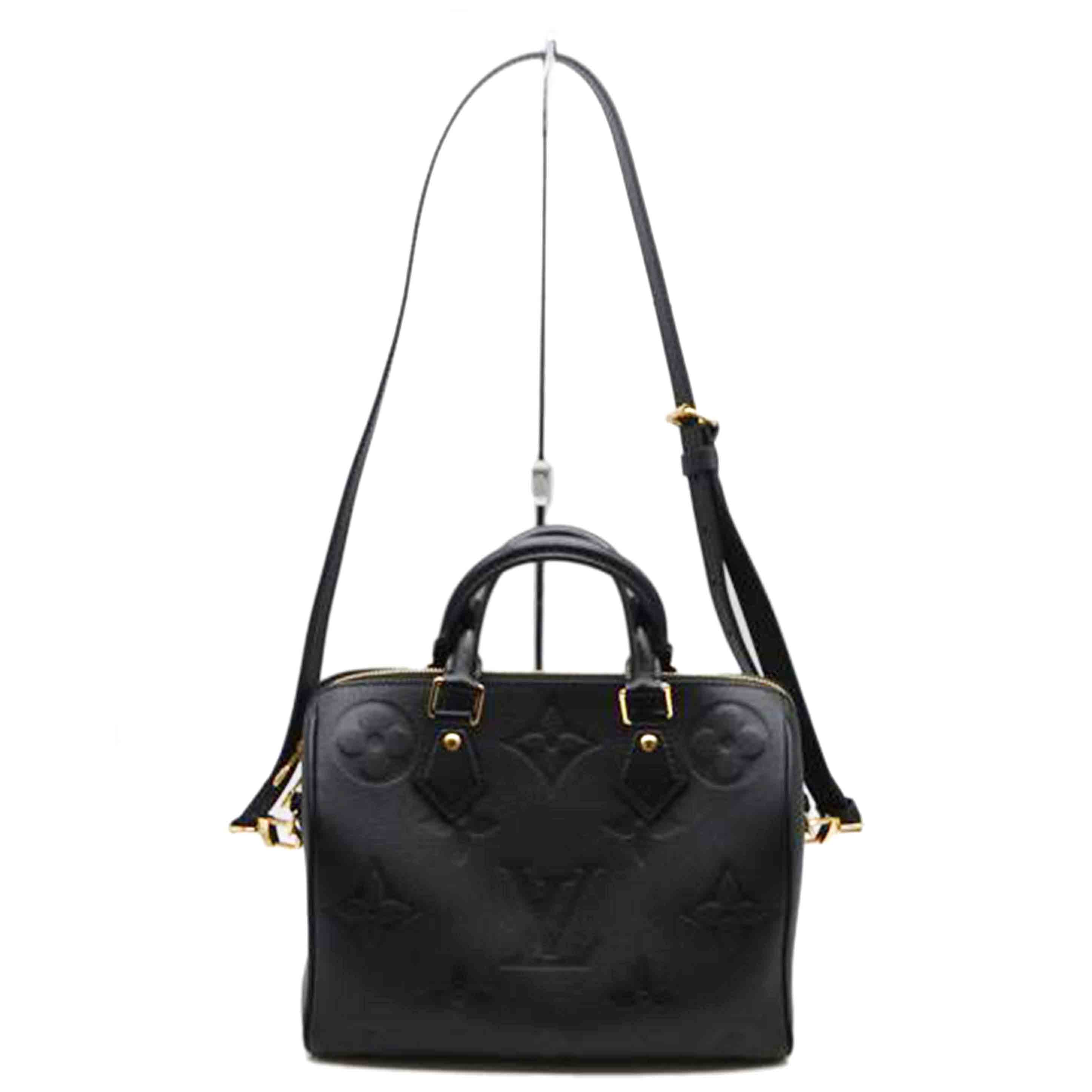 LV ルイヴィトン/スピーディ・バンドリエール25／アンプラント／ノワール/M58951//RFI****/Sランク/89