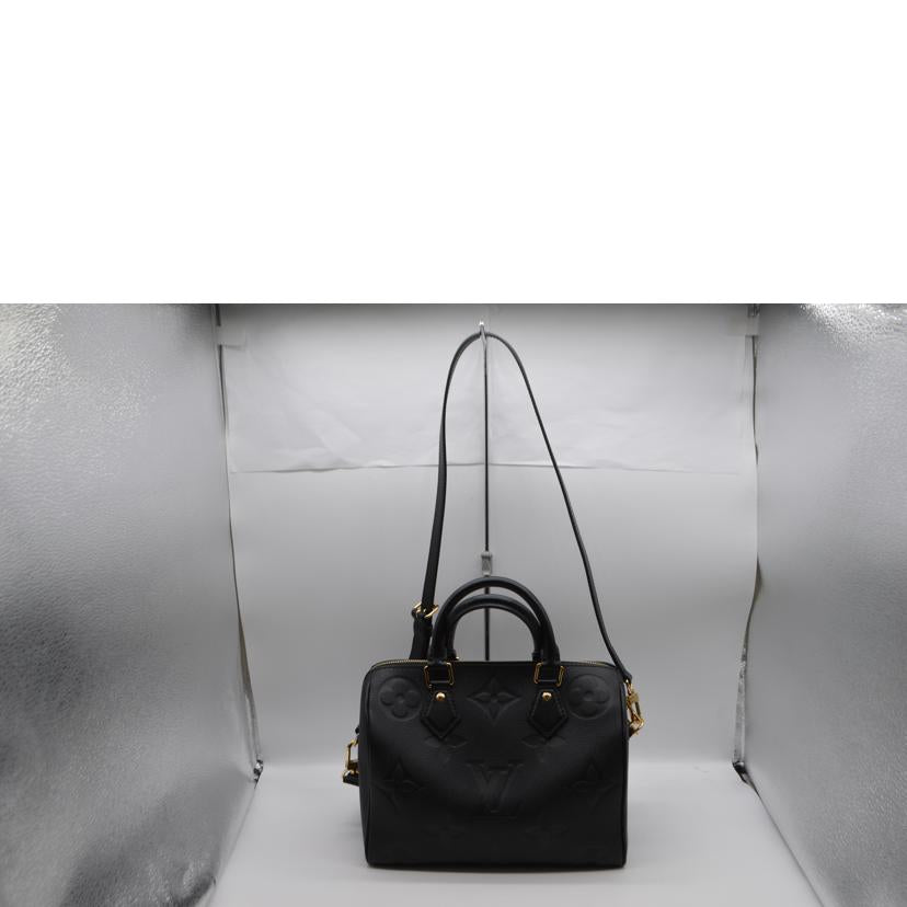 LV ルイヴィトン/スピーディ・バンドリエール25／アンプラント／ノワール/M58951//RFI****/Sランク/89
