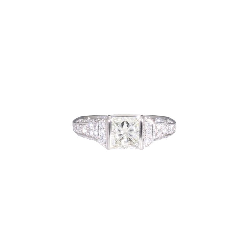 QUEEN ｸｨｰﾝ/◎PT950ダイヤリング1．077／0．75ct//Aランク/59