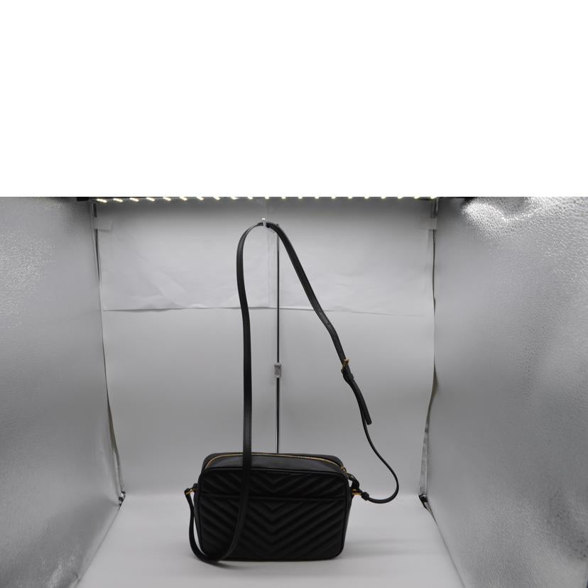 SAINT　LAURENT サンローラン/ルー／モノグラムカーフスキン／ノワール/761554//012*/SAランク/89