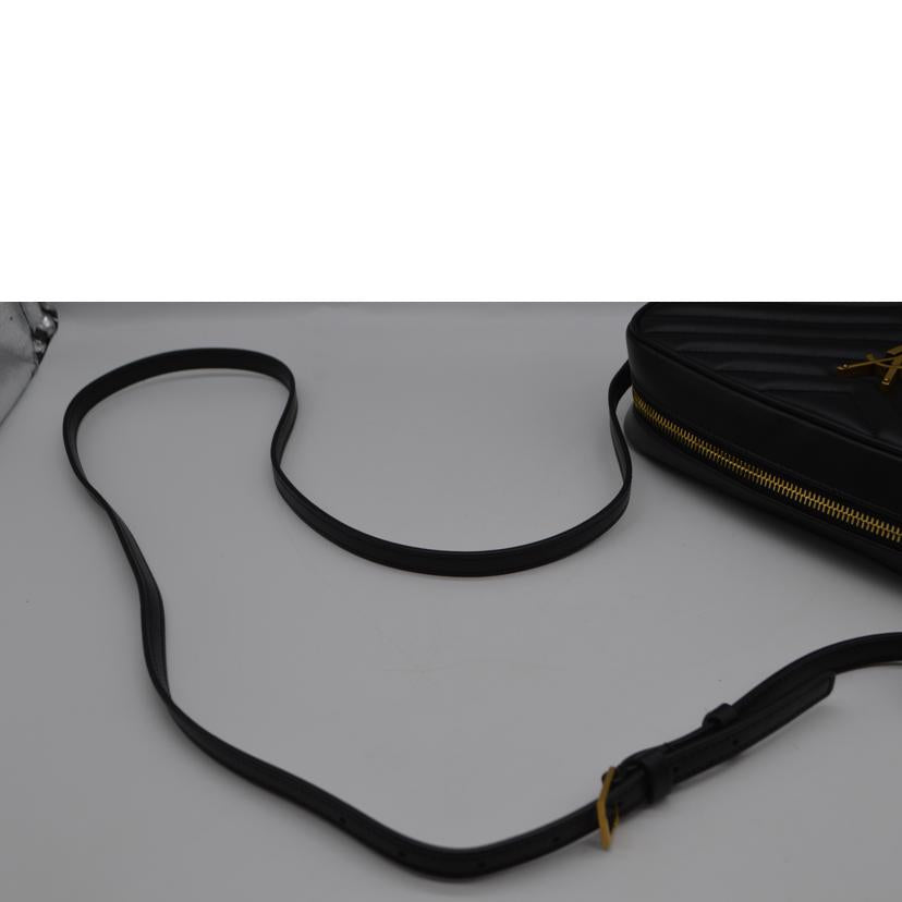 SAINT　LAURENT サンローラン/ルー／モノグラムカーフスキン／ノワール/761554//012*/SAランク/89