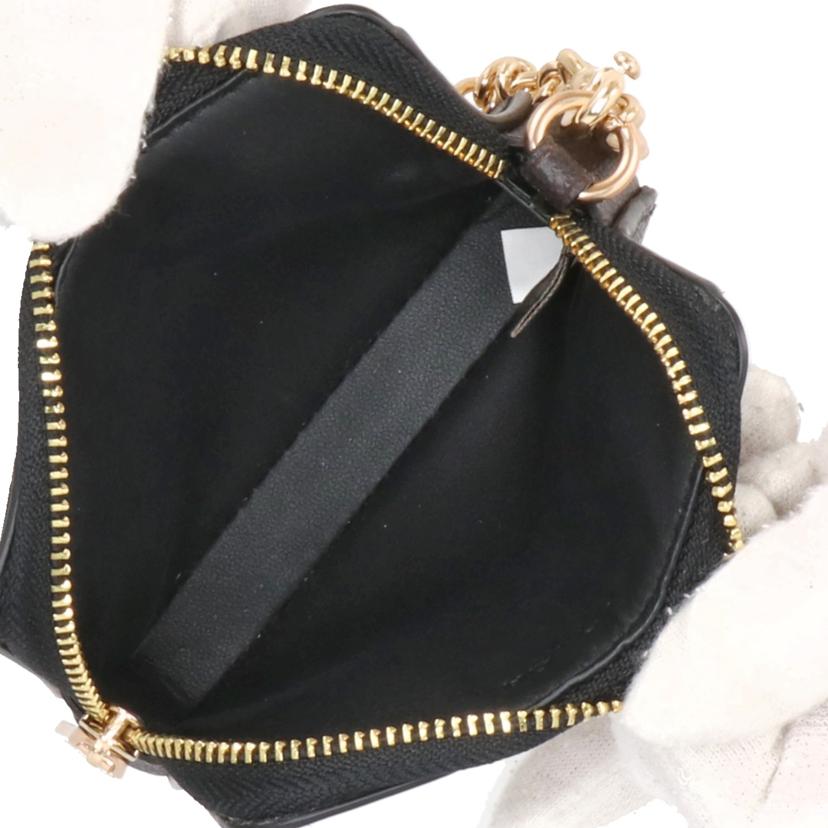 COACH コーチ/PVCシグネチャー/チェーン付き財布/C0058//022**/SAランク/18