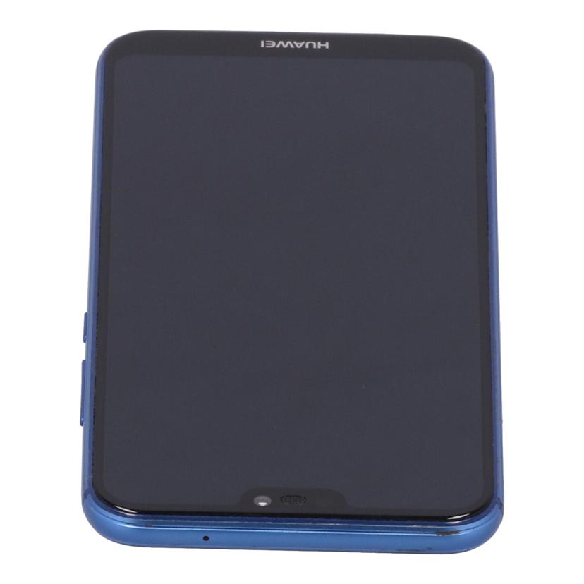 HUAWEI　SoftBank系 ファーウェイ　/スマートフォン／HUAWEI　P20　lite　32GB/ANE-LX2J//CHR7N18928001266/Bランク/71