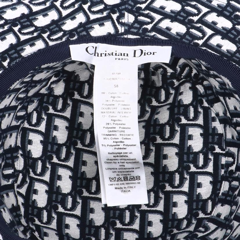 Dior ディオール/◇オブリーク／ボブハット／ネイビー/12DDN923A133//Aランク/18