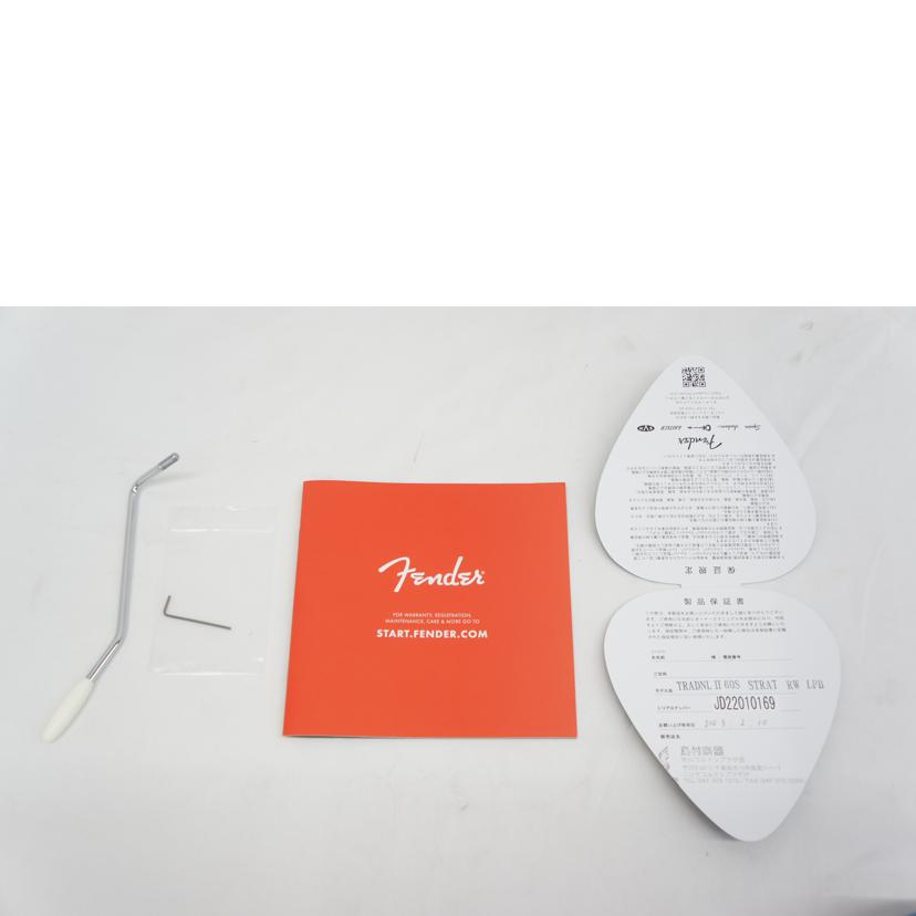 FENDER　JAPAN フェンダージャパン/エレキギター／ストラトキャスター/Traditional Ⅱ 60s Stratocaster//JD22010169/Bランク/05
