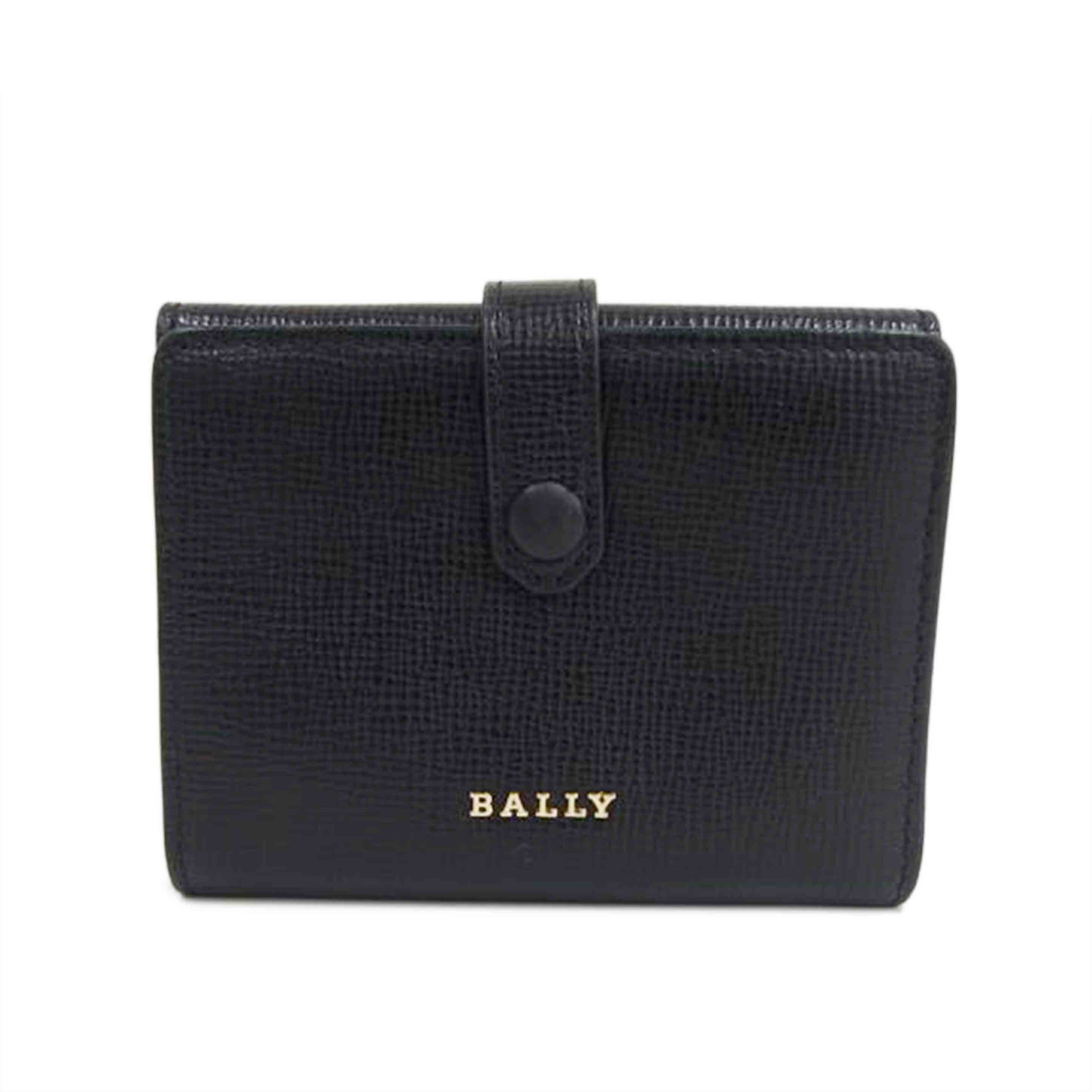 BALLY ﾊﾞﾘｰ/フォック折財布／黒//ABランク/82