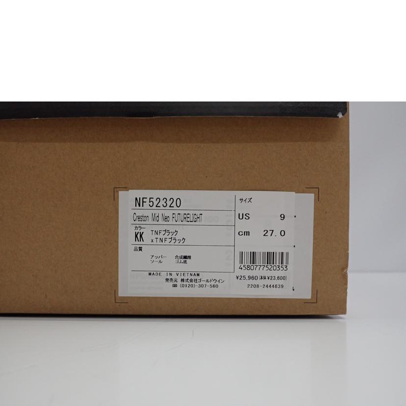 THE　NORTH　FACE　 ノースフェイス/THE　NORTH　FACE　クレストン　ミッド　ネオ　フューチャーライト/NF52320//27.0cm/Aランク/62